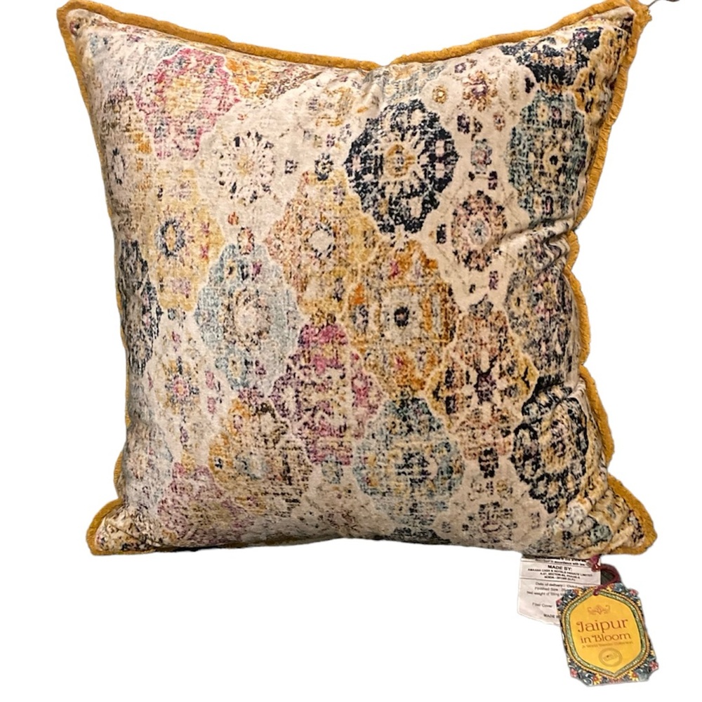 NWT Jaipur in Bloom Bohemian Accent Pillow